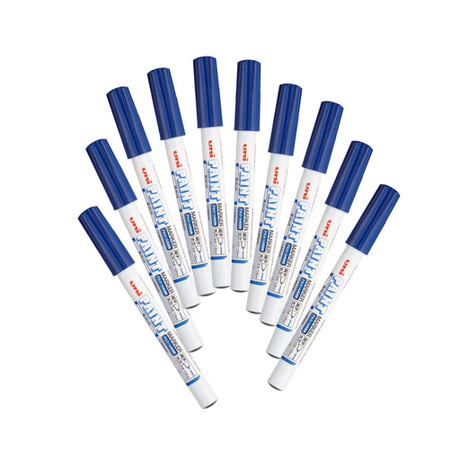 Mitsubishi Pencil Uni Fine Point Blue Alcohol Paint Marker Pack of 10-Kiichin - The #1 Place for Japanese Goods in Your Hand!