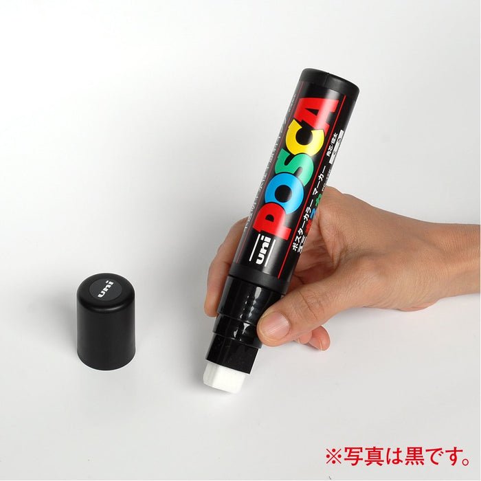 Mitsubishi Pencil White Water-Based Posca Pen with Extra Thick Square Lead Pc17K.1-Kiichin - The #1 Place for Japanese Goods in Your Hand!