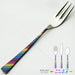 Nagao Niji Hime Fork 11.8cm Stainless Steel Multi-Color Japan Made-Kiichin - The #1 Place for Japanese Goods in Your Hand!