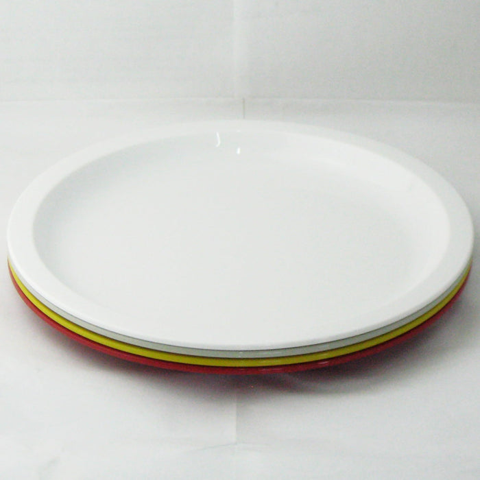 Nagao Unbreakable Gray Round Plate 26cm Dishwasher Microwave Safe Japan-Kiichin - The #1 Place for Japanese Goods in Your Hand!