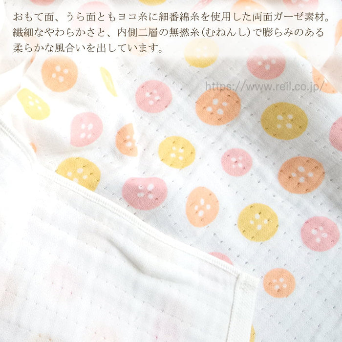 Nissen Chamber Of Commerce Shoko Angel Gauze Face Towel Blue Te1230B-Kiichin - The #1 Place for Japanese Goods in Your Hand!