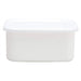 Noda Horo White Series Enamel XL Food Containers with Lid - Spacious and Stylish Storage Solution-Kiichin - The #1 Place for Japanese Goods in Your Hand!