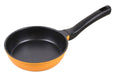 Pearl Metal 14cm Yellow Frying Pan with Blue Diamond Coat Easy Cook Hb-4503-Kiichin - The #1 Place for Japanese Goods in Your Hand!