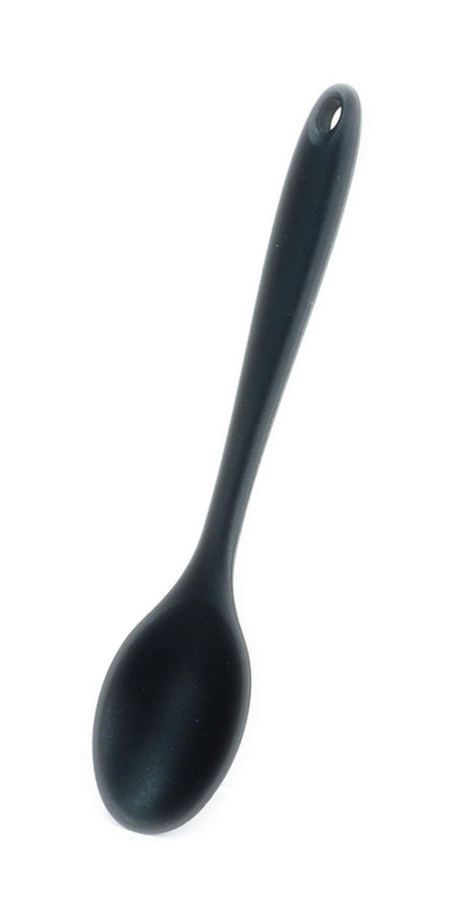 Pearl Metal Silicone Spoon Small Dishwasher Safe Heat Resistant Black-Kiichin - The #1 Place for Japanese Goods in Your Hand!