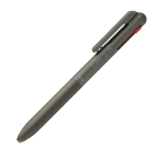 Pentel Calme Khaki 0.5mm 3 Color Ballpoint Pen BXAC35D-Kiichin - The #1 Place for Japanese Goods in Your Hand!