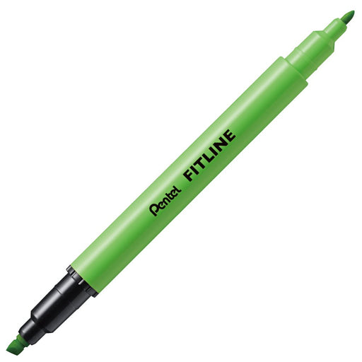 Pentel Fitline Light Green Highlighter Xslw11-K 5-Pack-Kiichin - The #1 Place for Japanese Goods in Your Hand!