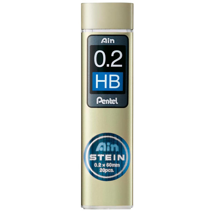 Pentel Ein Stein 0.2 HB Mechanical Pencil Refill - 10 Pieces Pack-Kiichin - The #1 Place for Japanese Goods in Your Hand!