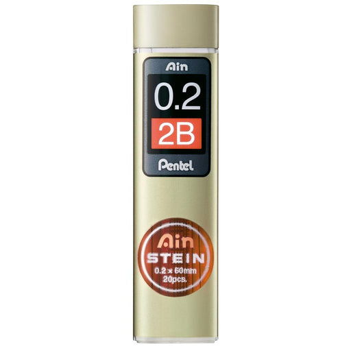 Pentel Ein Stein 0.2mm 2B Mechanical Pencil Refills 5 Pieces Pack-Kiichin - The #1 Place for Japanese Goods in Your Hand!