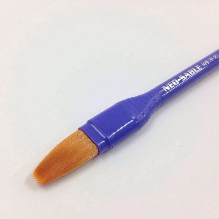 Pentel Efude Neo Sable ZBNF-14 Flat Paint Brush Set of 10 No. 14-Kiichin - The #1 Place for Japanese Goods in Your Hand!