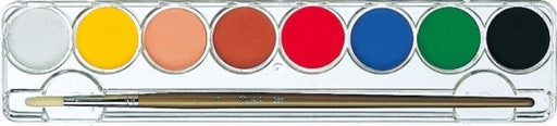 Pentel Deluxe WG4-8 Solid Watercolor Paint Cake Set 8 Colors-Kiichin - The #1 Place for Japanese Goods in Your Hand!