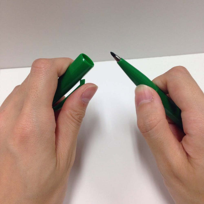 Pentel S520-Dd Green Signature Pen Set - 10 Water-Based Pens-Kiichin - The #1 Place for Japanese Goods in Your Hand!