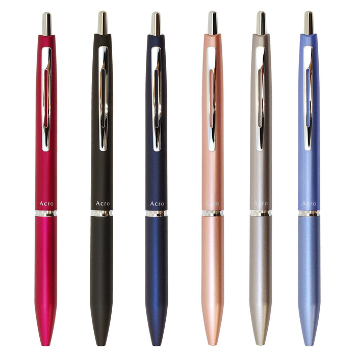 Pilot Acro 1000 Gray Ballpoint Pen Oil-Based 0.5mm Body Size 142.6x9.8mm Knock Type 17.1g-Kiichin - The #1 Place for Japanese Goods in Your Hand!