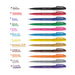 Pentel Brush Touch Felt Pen Burgundy Stationery Ses 15 Cb 2 Set-Kiichin - The #1 Place for Japanese Goods in Your Hand!