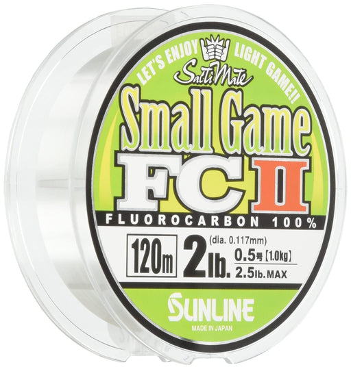 Sunline Saltymate Small Game FC II 120M 2Lb Fluorocarbon Line Natural Clear-Kiichin - The #1 Place for Japanese Goods in Your Hand!