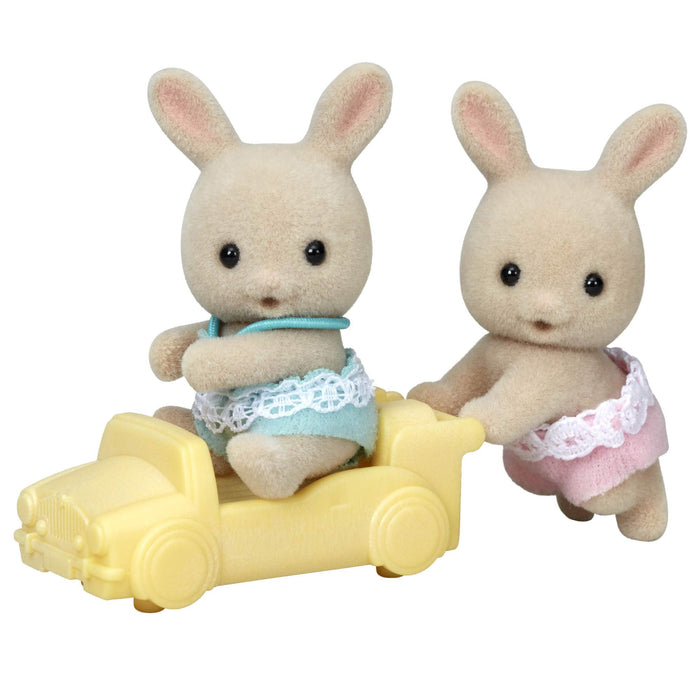 Epoch Sylvanian Families Doll Milk Rabbit Twins Toy U-88 St Mark Certified for Ages 3+-Kiichin - The #1 Place for Japanese Goods in Your Hand!