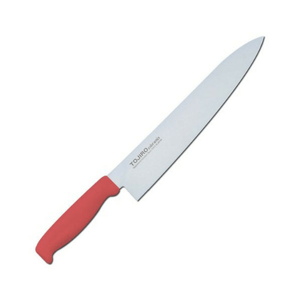 Tojiro 270mm Red Color MV Gyuto Knife with Elastomer Handle-Kiichin - The #1 Place for Japanese Goods in Your Hand!