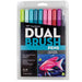 Tombow Dual Brush Pen Tropical 10 Color Set AB-T10CTR-Kiichin - The #1 Place for Japanese Goods in Your Hand!
