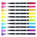 Tombow Bright Dual Brush Pens Pack of 10 - Authentic Tombow Import Goods-Kiichin - The #1 Place for Japanese Goods in Your Hand!