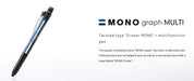 Tombow Multifunctional Mono Monograph Pen with 2 Functions Gold Eraser CPA-161B-Kiichin - The #1 Place for Japanese Goods in Your Hand!