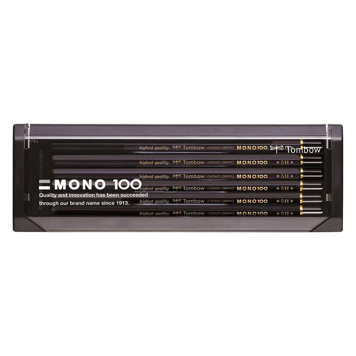 Tombow Mono 100 Pencil Set 5H Hardness Pack of 12-Kiichin - The #1 Place for Japanese Goods in Your Hand!