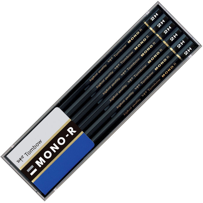 Tombow Mono R 2H Pencil Set 1 Dozen in Plastic Case-Kiichin - The #1 Place for Japanese Goods in Your Hand!