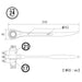 Top Kogyo Bent Ratchet Wrench 17x21mm Thick Shank RM-17X21N-S-Kiichin - The #1 Place for Japanese Goods in Your Hand!