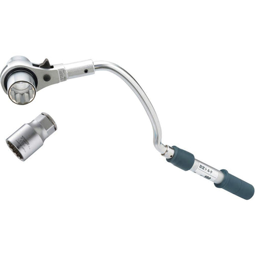 Top Kogyo Bow-Shaped Torque Wrench 60N.M with Extension Socket for Plumbing-Kiichin - The #1 Place for Japanese Goods in Your Hand!