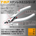 Top Kogyo Electro Nippers 1.2mm Stainless Steel Spring-Loaded Bent Type-Kiichin - The #1 Place for Japanese Goods in Your Hand!