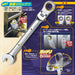 Top Kogyo 24mm Swing Lock Ratchet Combination Wrench with 8-Stage Mechanism-Kiichin - The #1 Place for Japanese Goods in Your Hand!