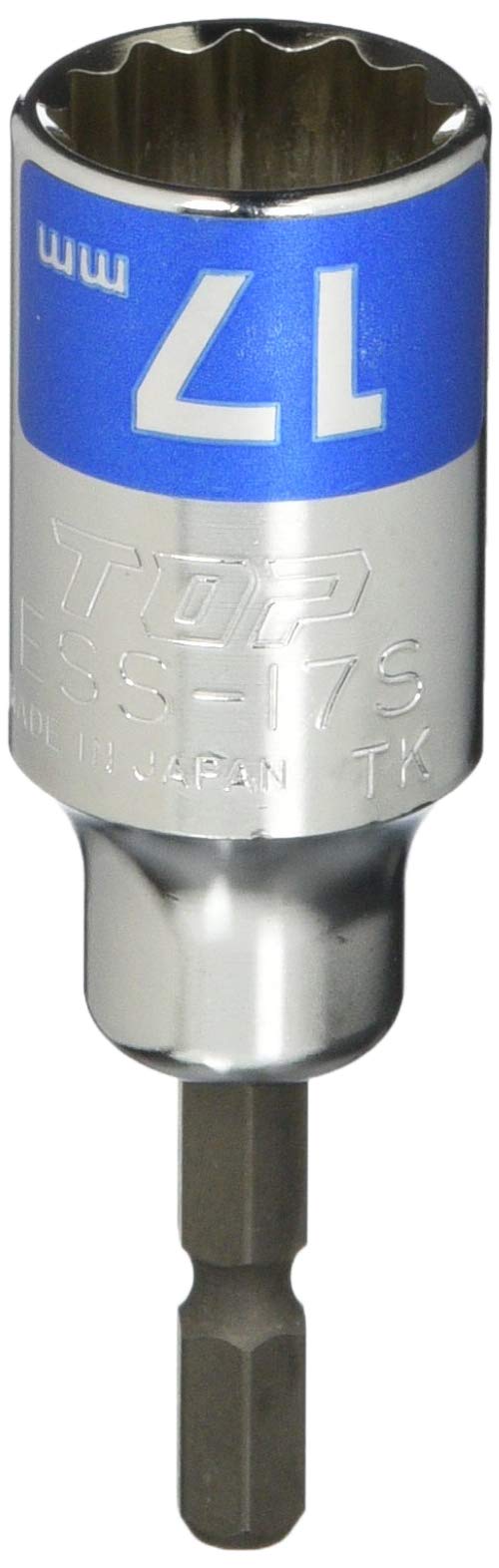 Top Kogyo Scaffolding Clamp Socket 17mm 12-Sided Bit for Drills Japan Made-Kiichin - The #1 Place for Japanese Goods in Your Hand!
