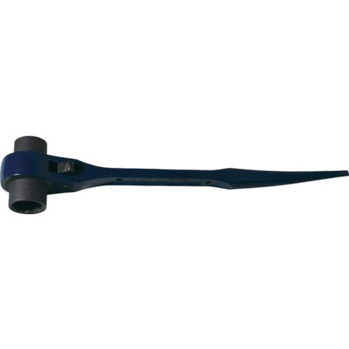 Top Kogyo Short Ratchet Wrench 17x19mm Curved Sino Blue Carpentry Tool-Kiichin - The #1 Place for Japanese Goods in Your Hand!