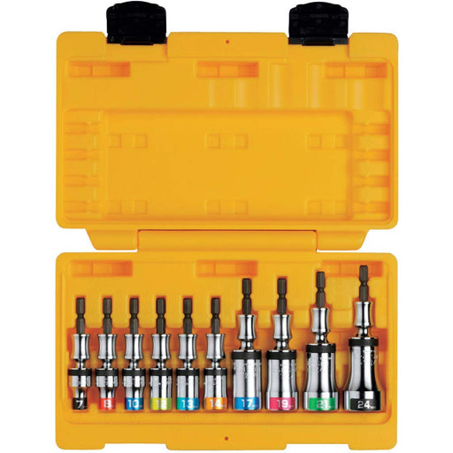 Top Kogyo Universal Socket Set 10pc 7-24mm Swivel 30° with Case Made in Japan-Kiichin - The #1 Place for Japanese Goods in Your Hand!