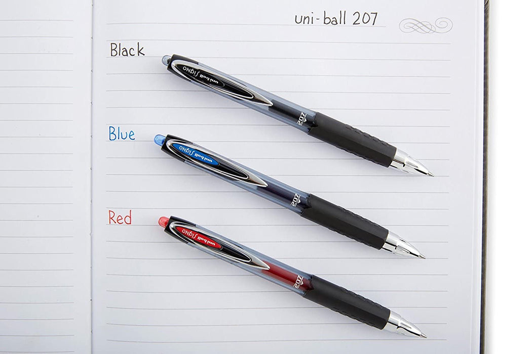 Mitsubishi Pencil Uni-Ball Signo 207 Gel Medium Point 0.7mm Pack of 6-Kiichin - The #1 Place for Japanese Goods in Your Hand!