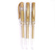 Mitsubishi Pencil Uni-Ball Signo Gel Impact Bold Gold Ink Pen 3-Pack Japan Made-Kiichin - The #1 Place for Japanese Goods in Your Hand!
