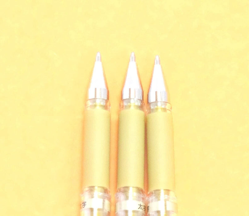 Mitsubishi Pencil Uni-Ball Signo Gel Impact Bold Gold Ink Pen 3-Pack Japan Made-Kiichin - The #1 Place for Japanese Goods in Your Hand!