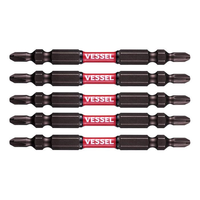 Vessel Slim Torsion 40V Double Ended Bit 4.5 x 82mm 5 Pieces - Sakisbo Range-Kiichin - The #1 Place for Japanese Goods in Your Hand!