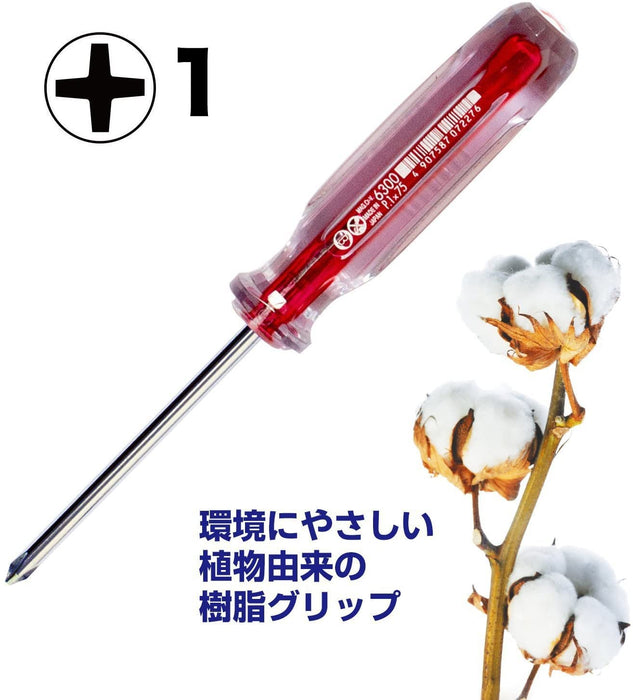 Vessel Crystalline Regular Driver - Plus 1x75 6300 Series by Vessel-Kiichin - The #1 Place for Japanese Goods in Your Hand!