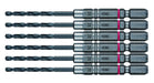 Vessel Cushion Drill Set for Metalwork 6 Piece Ironwork 3.0mm Drill Bit Set AMD6P-3.0-Kiichin - The #1 Place for Japanese Goods in Your Hand!