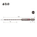 Vessel Porcelain Tile Drill Bit 3.0mm - Vessel APD-3.0 Efficient Drilling-Kiichin - The #1 Place for Japanese Goods in Your Hand!