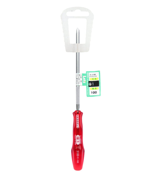 Vessel Power Grip Precision Shaft Driver +1x100 B-5100 - Effective and Reliable-Kiichin - The #1 Place for Japanese Goods in Your Hand!