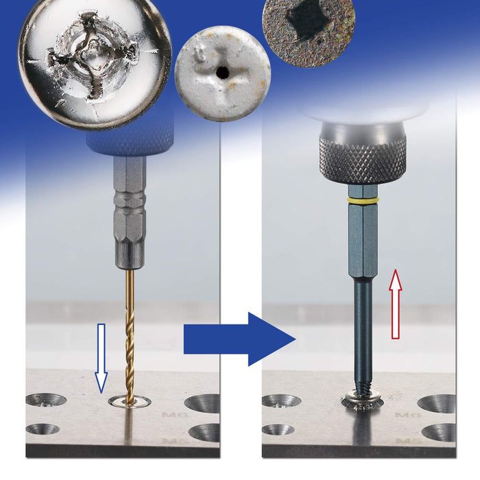Vessel Nej-4 Slim Slicked M3-M4 Screw Removal Bit for Crushed Screw-Kiichin - The #1 Place for Japanese Goods in Your Hand!