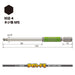 Vessel Single-Headed Ball Point Gosai Bit 4x100 - 1 Piece Gsbp040S-Kiichin - The #1 Place for Japanese Goods in Your Hand!
