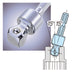 Vessel Swing Socket Adapter A20WSQ4 1/2 Inch 12.7mm Sq x 60mm-Kiichin - The #1 Place for Japanese Goods in Your Hand!