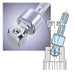 Vessel A20WSQ3 Swing Socket Adapter 3/8 inch (9.5mm) Sq x 50mm-Kiichin - The #1 Place for Japanese Goods in Your Hand!