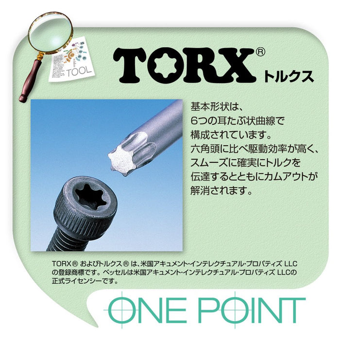Vessel Torx Tx-10 Precision Screwdriver Set - High-Quality Tools by Vessel-Kiichin - The #1 Place for Japanese Goods in Your Hand!