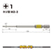 Vessel 40V Single Head Plus Gosai Bit Set of 2 - GS161100 Vessel Tool Kit-Kiichin - The #1 Place for Japanese Goods in Your Hand!