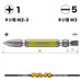 Vessel Double Ended Gosai Bit +1/-5 x 65 Combination Set of 2 Pieces - GS141565-Kiichin - The #1 Place for Japanese Goods in Your Hand!