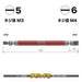 Vessel Double Ended Combination Gosai Bit -5/-6x110 2 Pieces GS145611-Kiichin - The #1 Place for Japanese Goods in Your Hand!