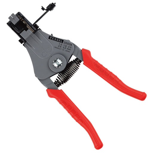 Vessel Wire Stripper Type B 300002 Single Wire Compatible for Electrician Skills Test-Kiichin - The #1 Place for Japanese Goods in Your Hand!