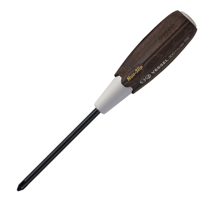 Vessel Woody Driver with Non-Slip Grip +2x100 300 Vessel Tool-Kiichin - The #1 Place for Japanese Goods in Your Hand!